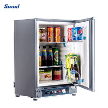 60L Black Single Door Mini Compact Gas Absorption Refrigerator